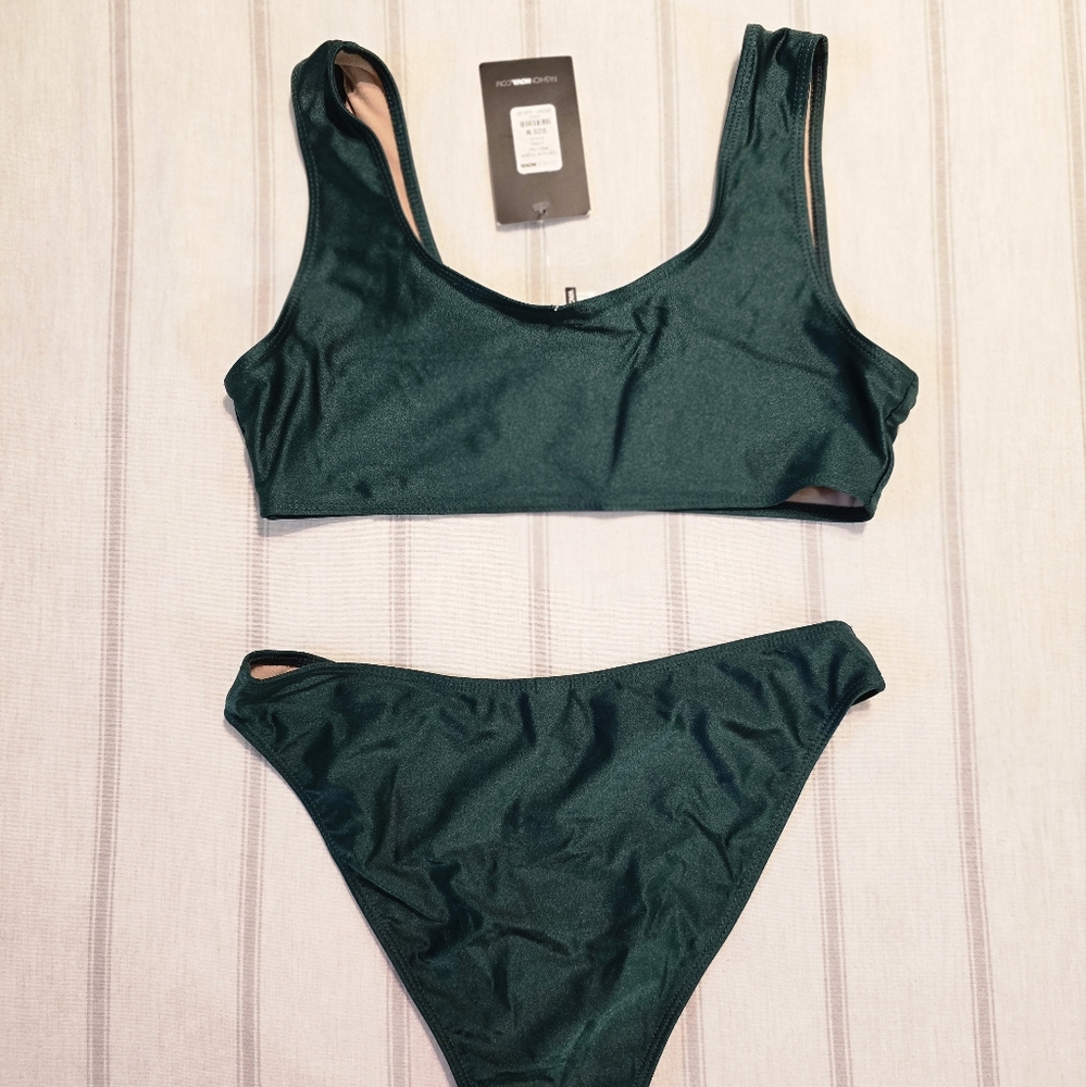 NWT Fashion Nova Calling All Angels Bikini Set M - Picture 9 of 11
